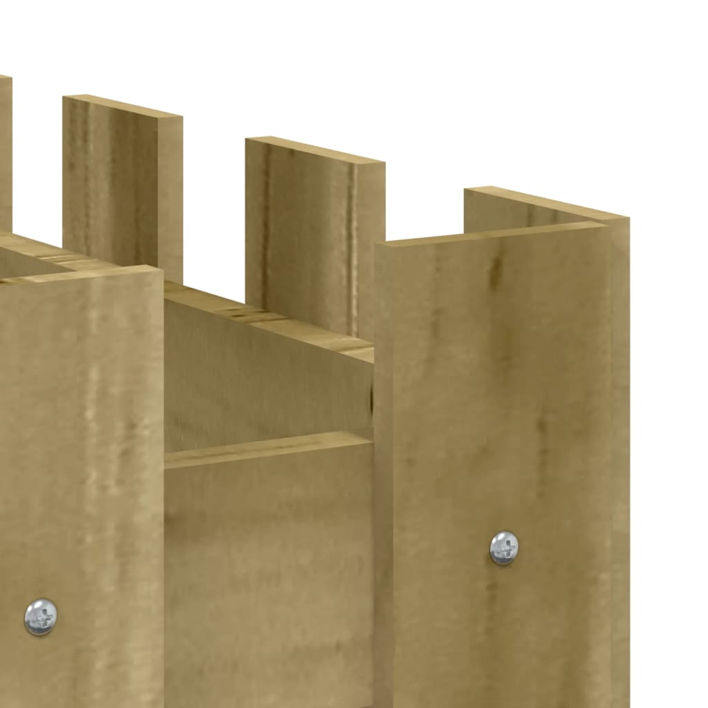 Sodo lovelis, 150x50x50cm, impregnuota pušis, tvorelės dizaino Sodo lovelis, 150x50x50cm, impregnuota pušis, tvorelės dizaino - Image 7