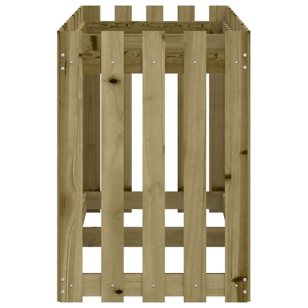 Sodo lovelis, 150x50x70cm, impregnuota pušis, tvorelės dizaino Sodo lovelis, 150x50x70cm, impregnuota pušis, tvorelės dizaino - Image 6