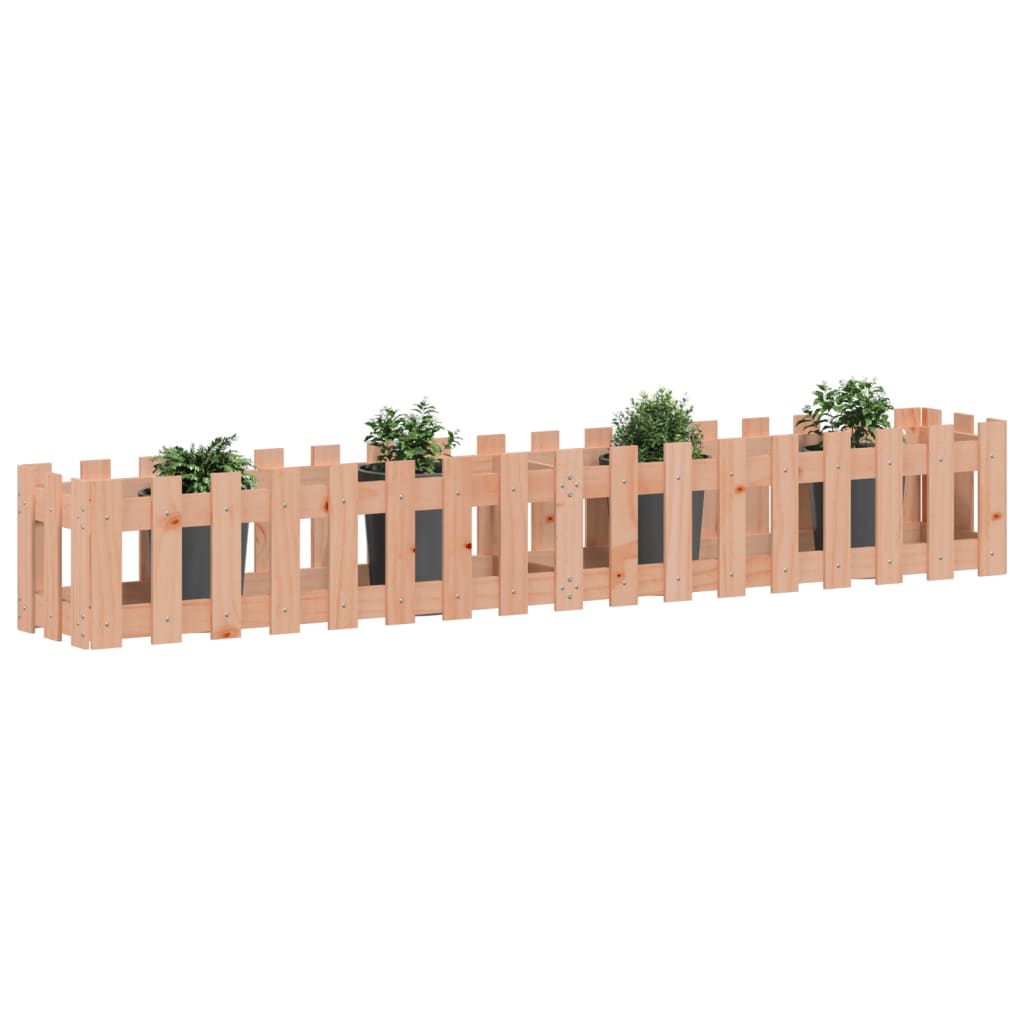 Sodo lovelis, 200x30x30cm, douglas eglė, tvorelės dizaino Sodo lovelis, 200x30x30cm, douglas eglė, tvorelės dizaino - Image 3
