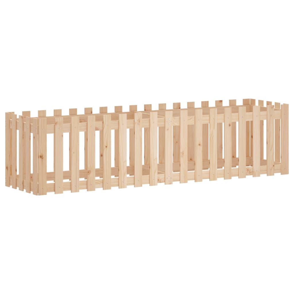 Sodo lovelis, 200x50x50cm, pušies masyvas, tvorelės dizaino Sodo lovelis, 200x50x50cm, pušies masyvas, tvorelės dizaino - Image 4