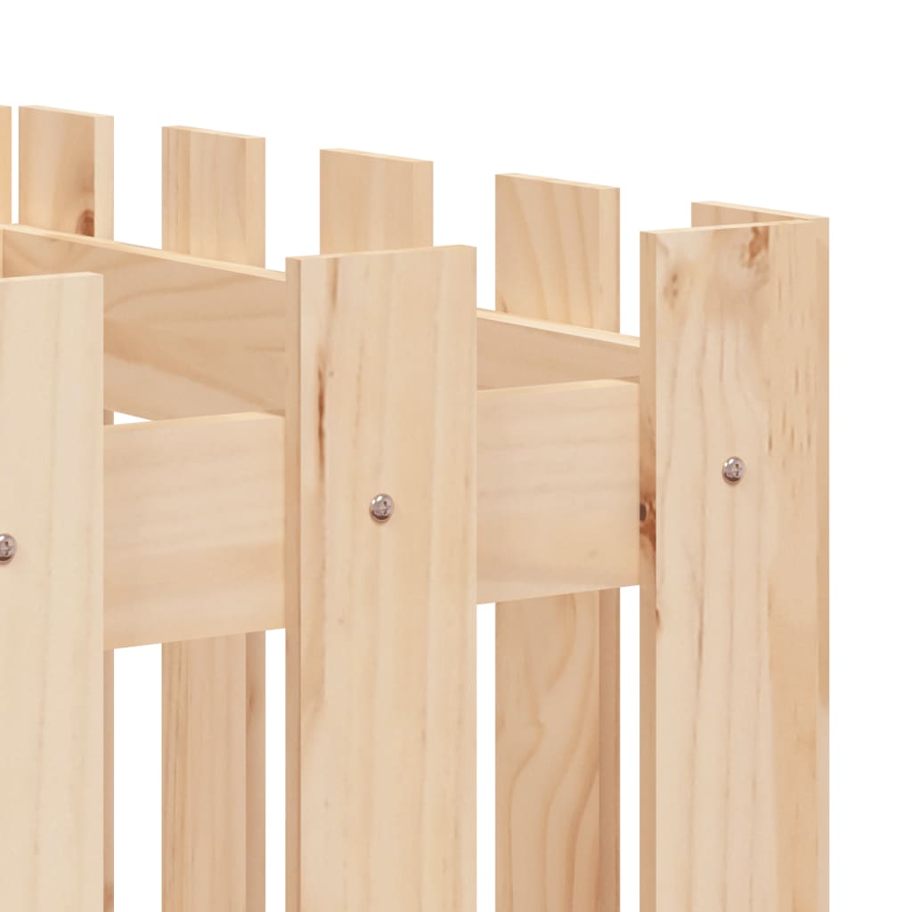 Sodo lovelis, 200x50x50cm, pušies masyvas, tvorelės dizaino Sodo lovelis, 200x50x50cm, pušies masyvas, tvorelės dizaino - Image 7