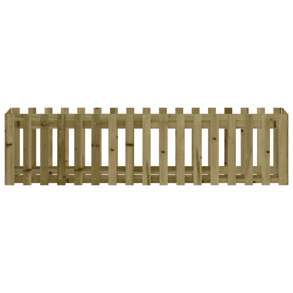 Sodo lovelis, 200x50x50cm, impregnuota pušis, tvorelės dizaino Sodo lovelis, 200x50x50cm, impregnuota pušis, tvorelės dizaino - Image 5