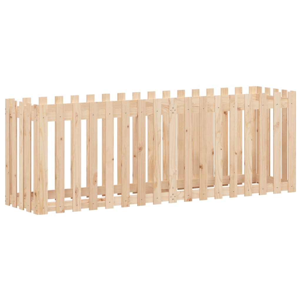 Sodo lovelis, 200x50x70cm, pušies masyvas, tvorelės dizaino Sodo lovelis, 200x50x70cm, pušies masyvas, tvorelės dizaino - Image 4