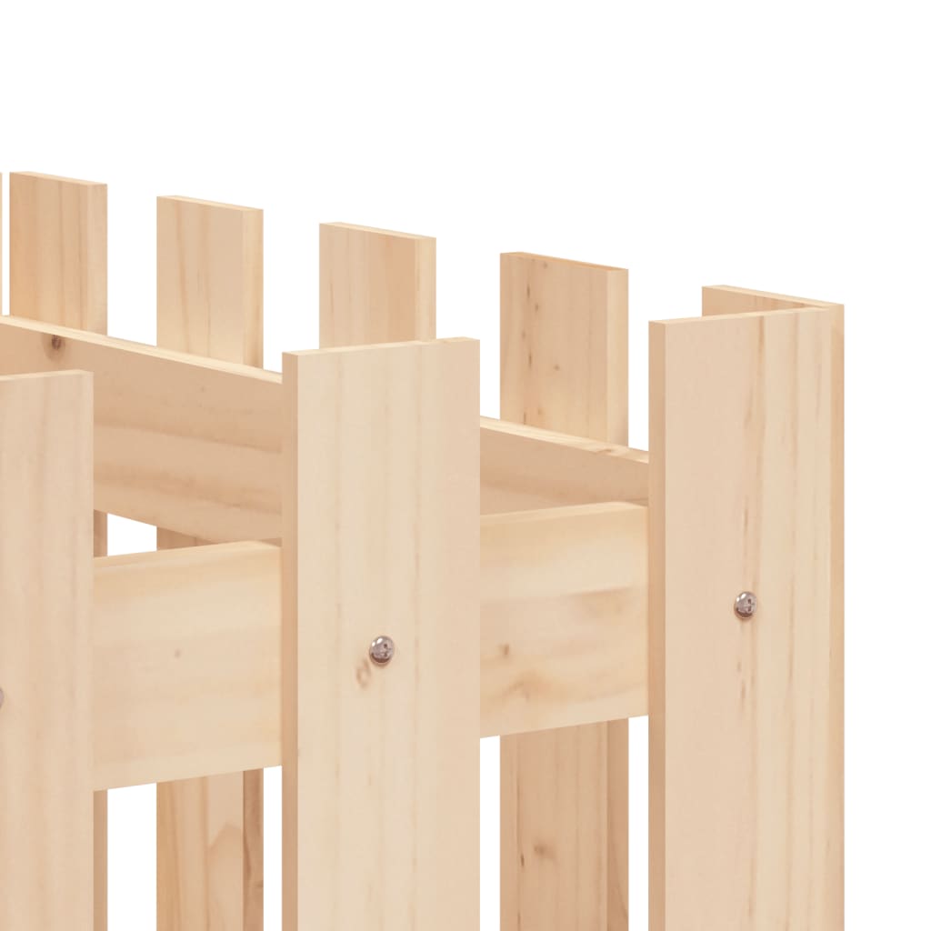 Sodo lovelis, 200x50x70cm, pušies masyvas, tvorelės dizaino Sodo lovelis, 200x50x70cm, pušies masyvas, tvorelės dizaino - Image 7