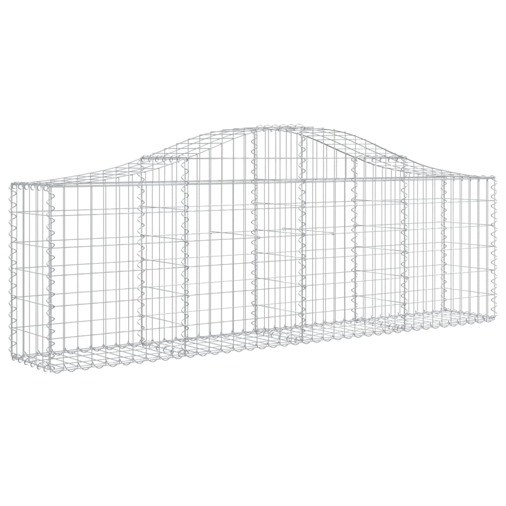 Išlenkti gabiono krepšiai, 11vnt., 200x30x60/80cm, geležis Išlenkti gabiono krepšiai, 11vnt., 200x30x60/80cm, geležis - Image 3