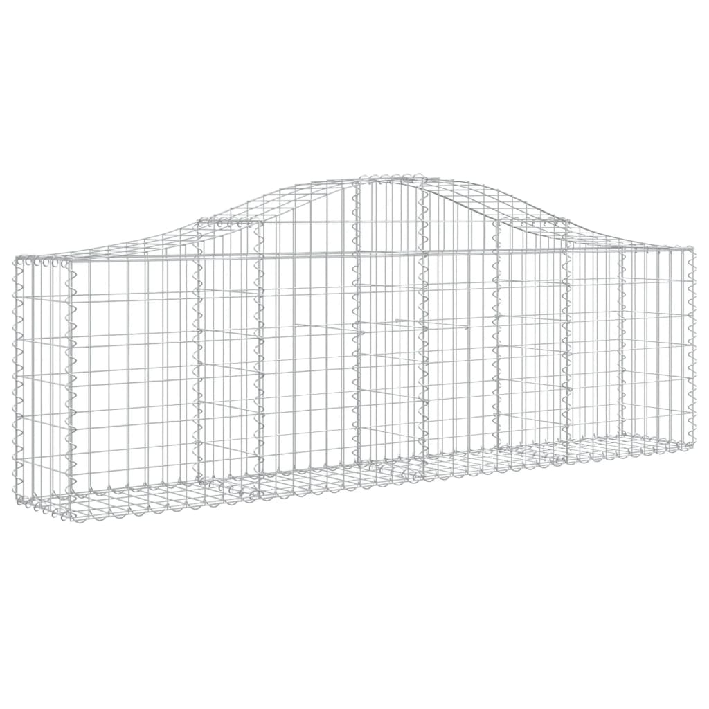 Išlenkti gabiono krepšiai, 15vnt., 200x30x60/80cm, geležis Išlenkti gabiono krepšiai, 15vnt., 200x30x60/80cm, geležis - Image 3