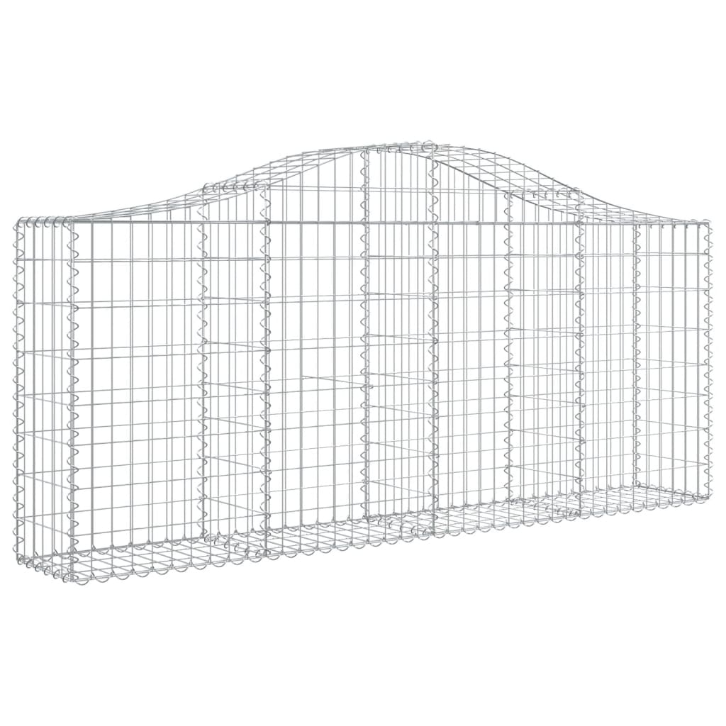Išlenkti gabiono krepšiai, 6vnt., 200x30x80/100cm, geležis Išlenkti gabiono krepšiai, 6vnt., 200x30x80/100cm, geležis - Image 3