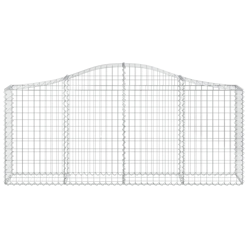 Išlenkti gabiono krepšiai, 6vnt., 200x30x80/100cm, geležis Išlenkti gabiono krepšiai, 6vnt., 200x30x80/100cm, geležis - Image 4