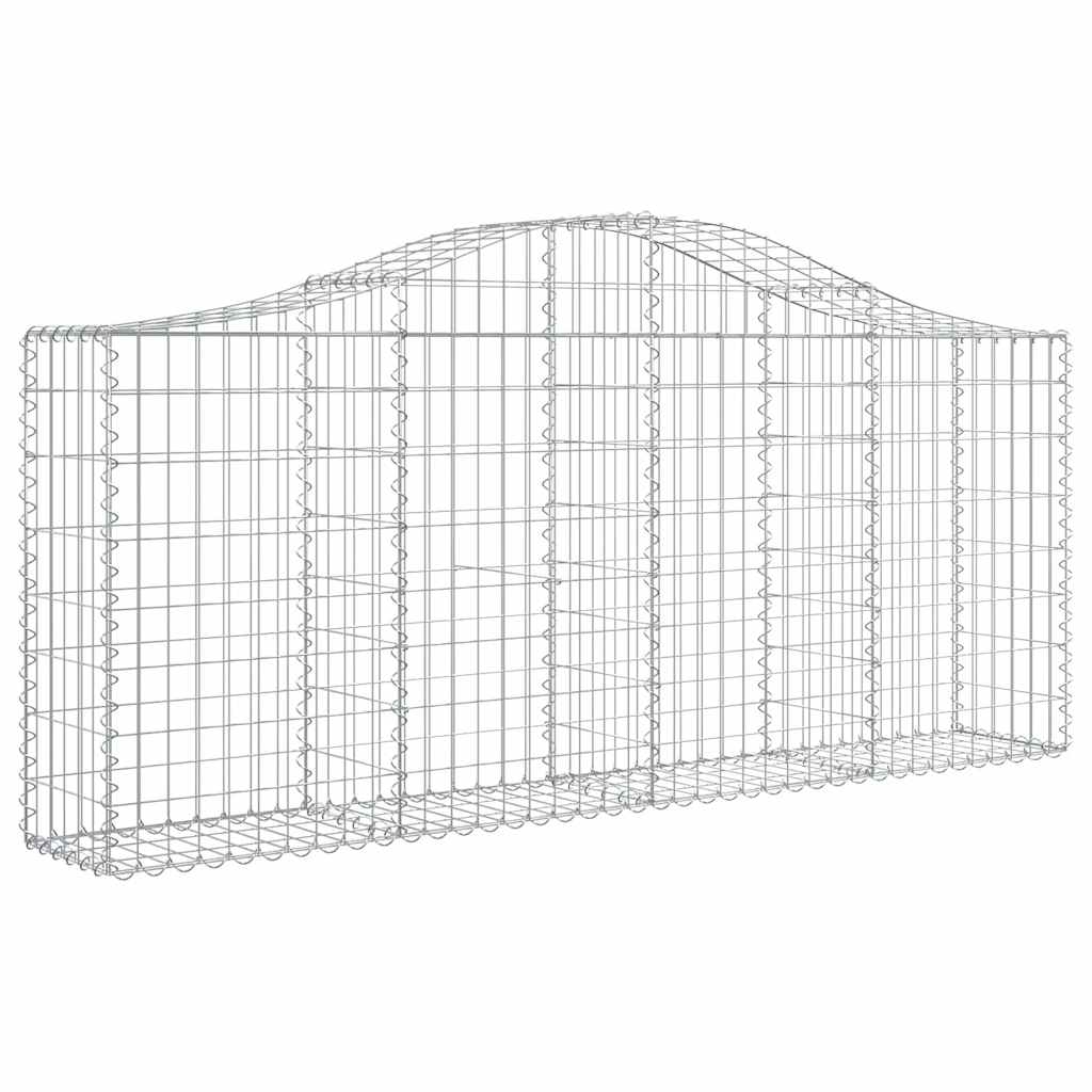 Išlenkti gabiono krepšiai, 8vnt., 200x30x80/100cm, geležis Išlenkti gabiono krepšiai, 8vnt., 200x30x80/100cm, geležis - Image 3