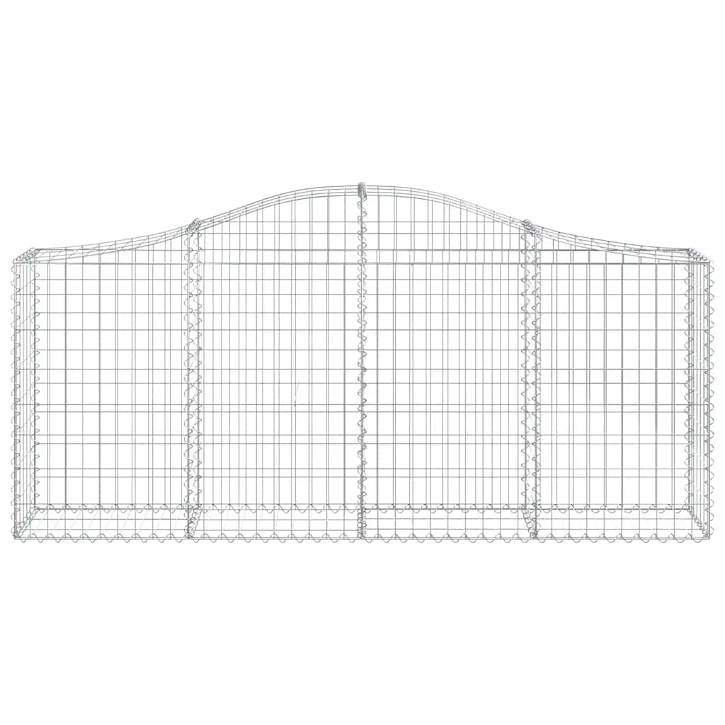 Išlenkti gabiono krepšiai, 8vnt., 200x30x80/100cm, geležis Išlenkti gabiono krepšiai, 8vnt., 200x30x80/100cm, geležis - Image 4