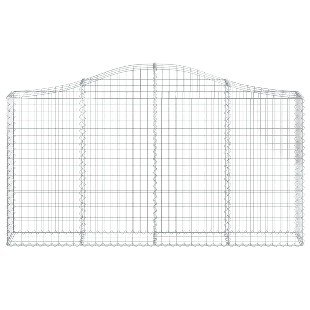 Išlenkti gabiono krepšiai, 3vnt., 200x30x100/120cm, geležis Išlenkti gabiono krepšiai, 3vnt., 200x30x100/120cm, geležis - Image 4