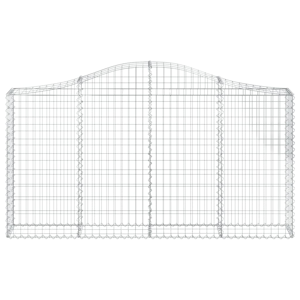 Išlenkti gabiono krepšiai, 8vnt., 200x30x100/120cm, geležis Išlenkti gabiono krepšiai, 8vnt., 200x30x100/120cm, geležis - Image 4