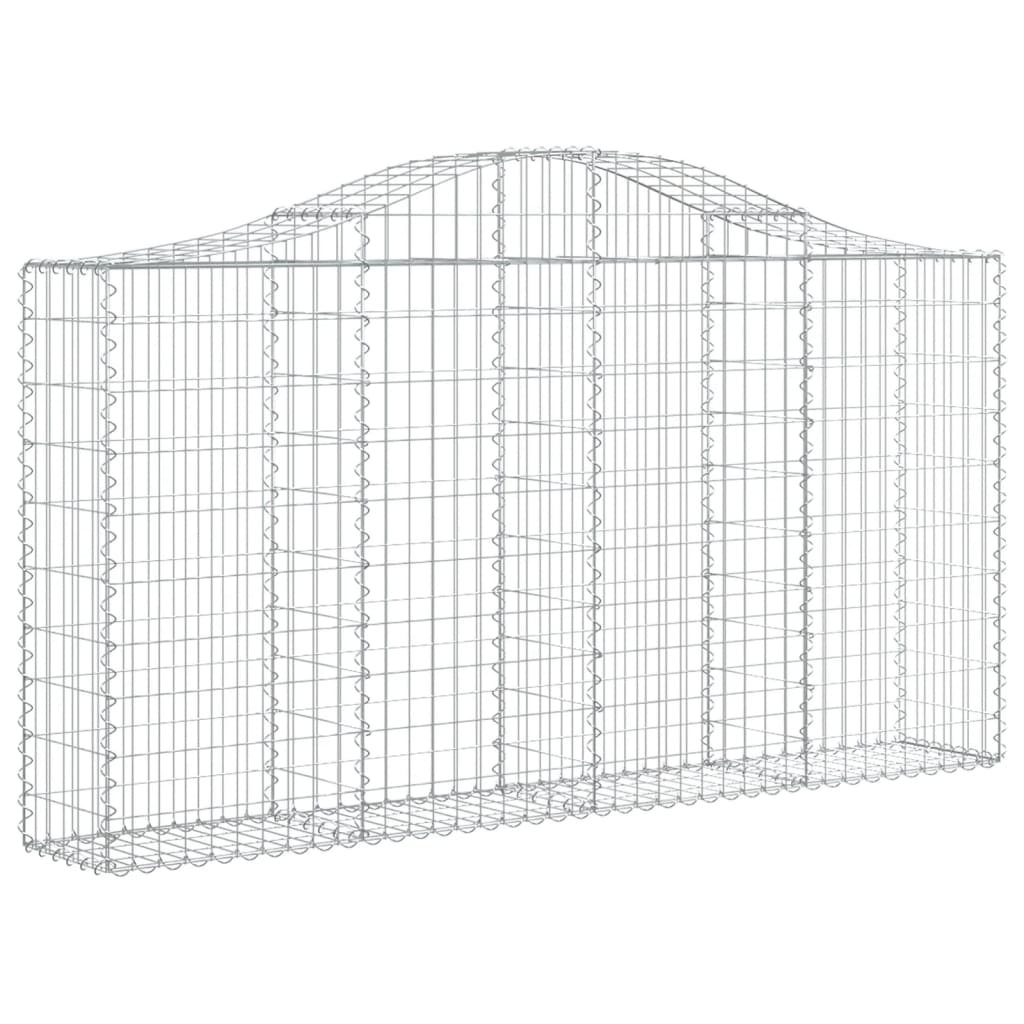 Išlenkti gabiono krepšiai, 11vnt., 200x30x100/120cm, geležis Išlenkti gabiono krepšiai, 11vnt., 200x30x100/120cm, geležis - Image 3