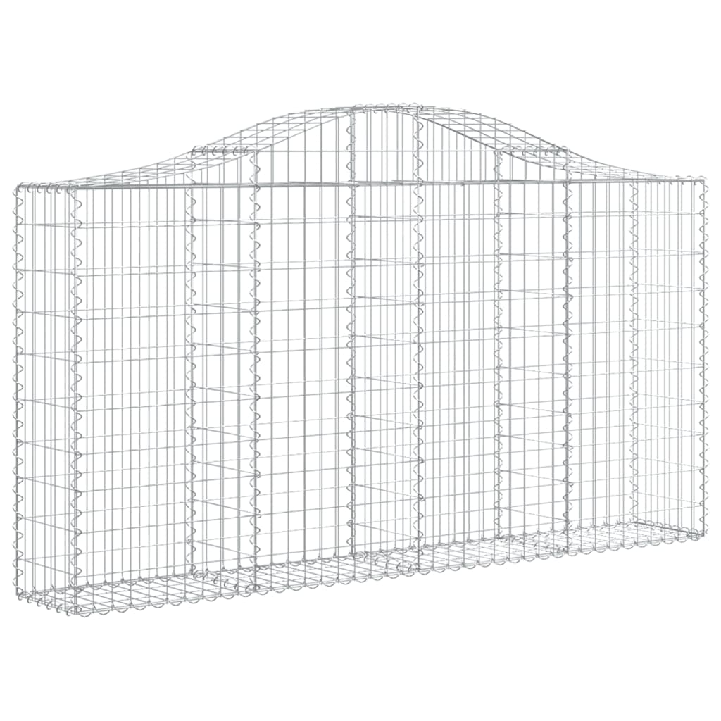 Išlenkti gabiono krepšiai, 20vnt., 200x30x100/120cm, geležis Išlenkti gabiono krepšiai, 20vnt., 200x30x100/120cm, geležis - Image 3