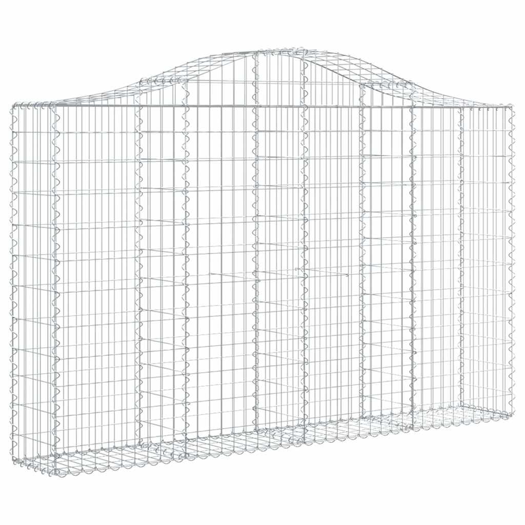 Išlenkti gabiono krepšiai, 6vnt., 200x30x120/140cm, geležis Išlenkti gabiono krepšiai, 6vnt., 200x30x120/140cm, geležis - Image 3