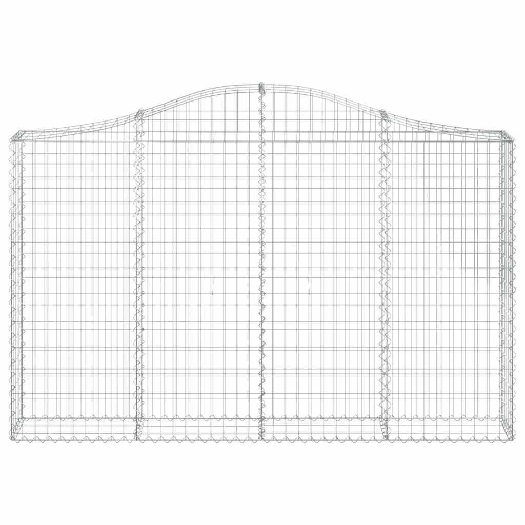 Išlenkti gabiono krepšiai, 6vnt., 200x30x120/140cm, geležis Išlenkti gabiono krepšiai, 6vnt., 200x30x120/140cm, geležis - Image 4