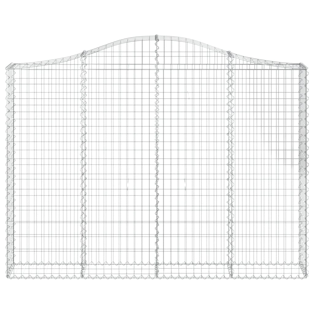 Išlenkti gabiono krepšiai, 12vnt., 200x30x140/160cm, geležis Išlenkti gabiono krepšiai, 12vnt., 200x30x140/160cm, geležis - Image 4