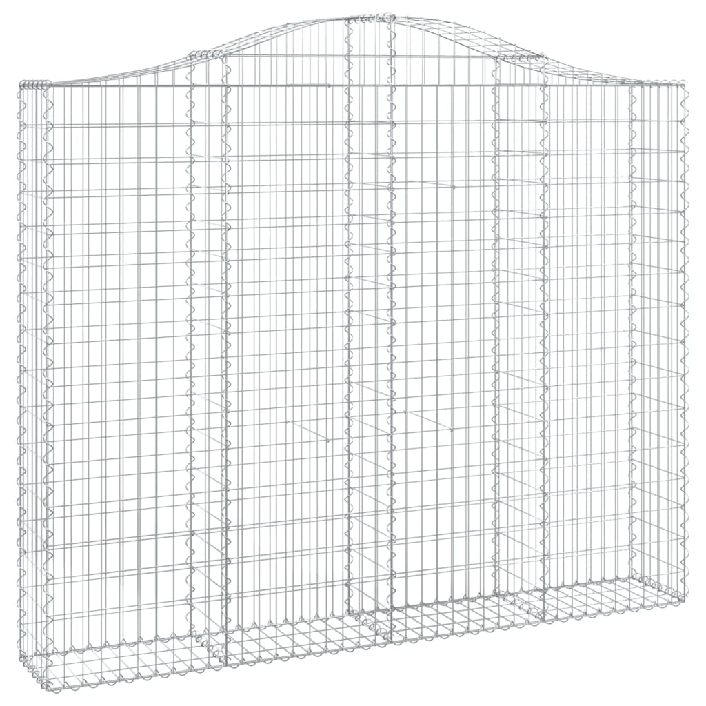Išlenkti gabiono krepšiai, 2vnt., 200x30x160/180cm, geležis Išlenkti gabiono krepšiai, 2vnt., 200x30x160/180cm, geležis - Image 3