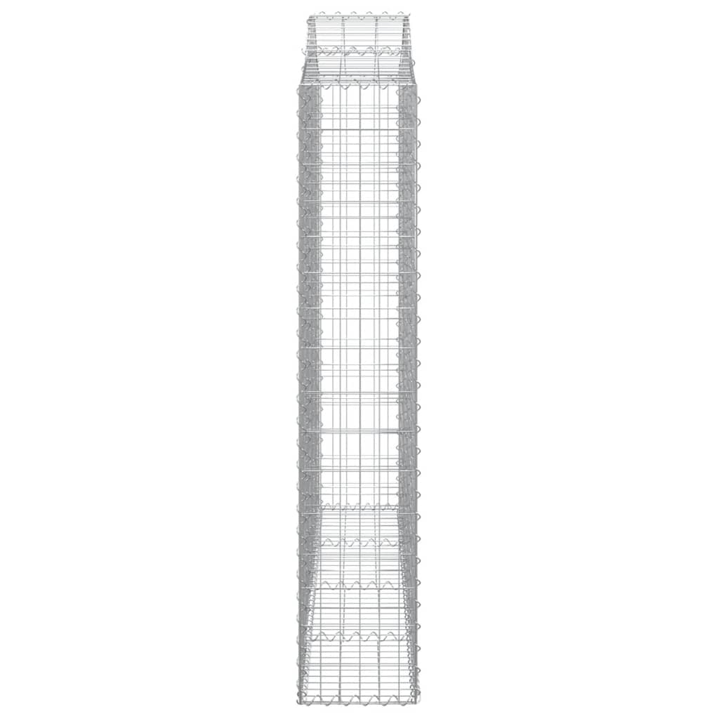 Išlenkti gabiono krepšiai, 20vnt., 200x30x160/180cm, geležis Išlenkti gabiono krepšiai, 20vnt., 200x30x160/180cm, geležis - Image 5