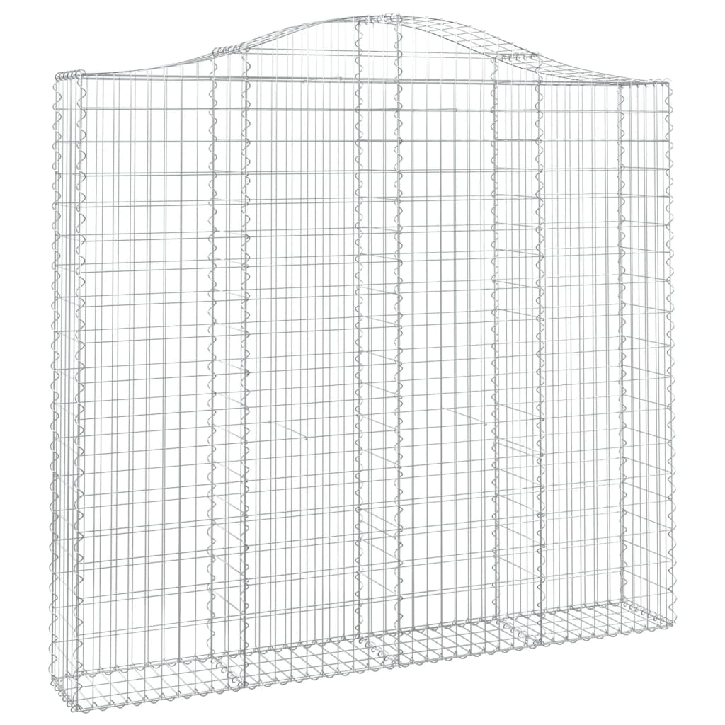 Išlenkti gabiono krepšiai, 5vnt., 200x30x180/200cm, geležis Išlenkti gabiono krepšiai, 5vnt., 200x30x180/200cm, geležis - Image 3