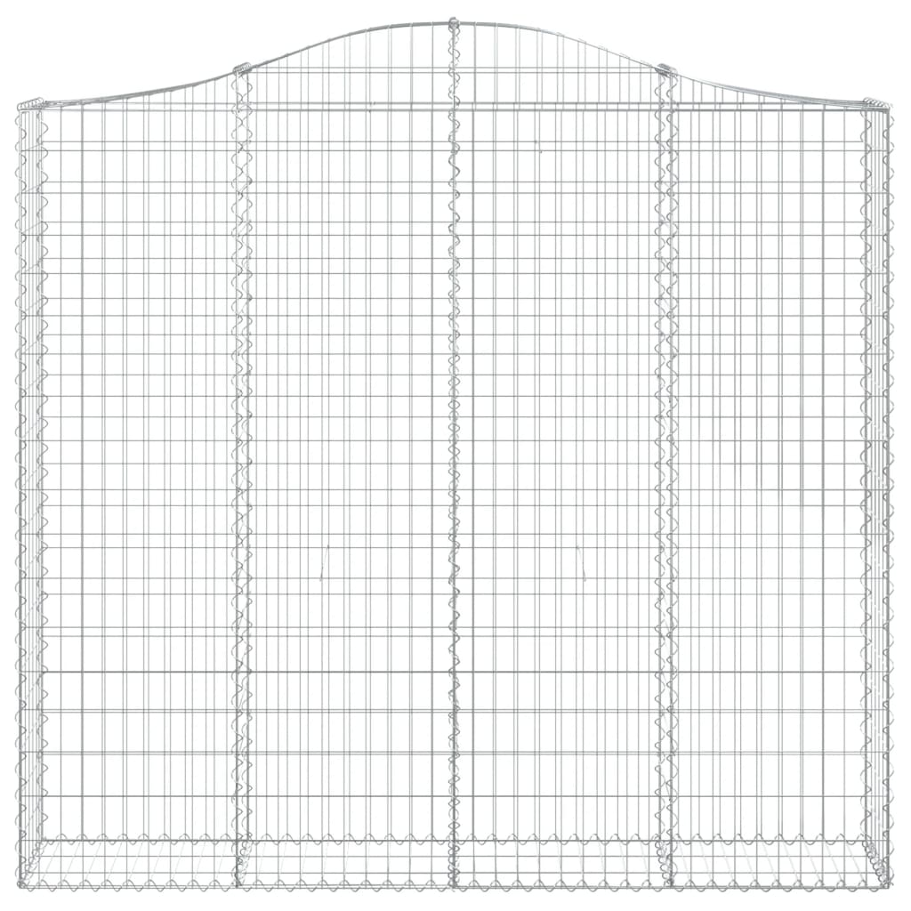 Išlenkti gabiono krepšiai, 5vnt., 200x30x180/200cm, geležis Išlenkti gabiono krepšiai, 5vnt., 200x30x180/200cm, geležis - Image 4