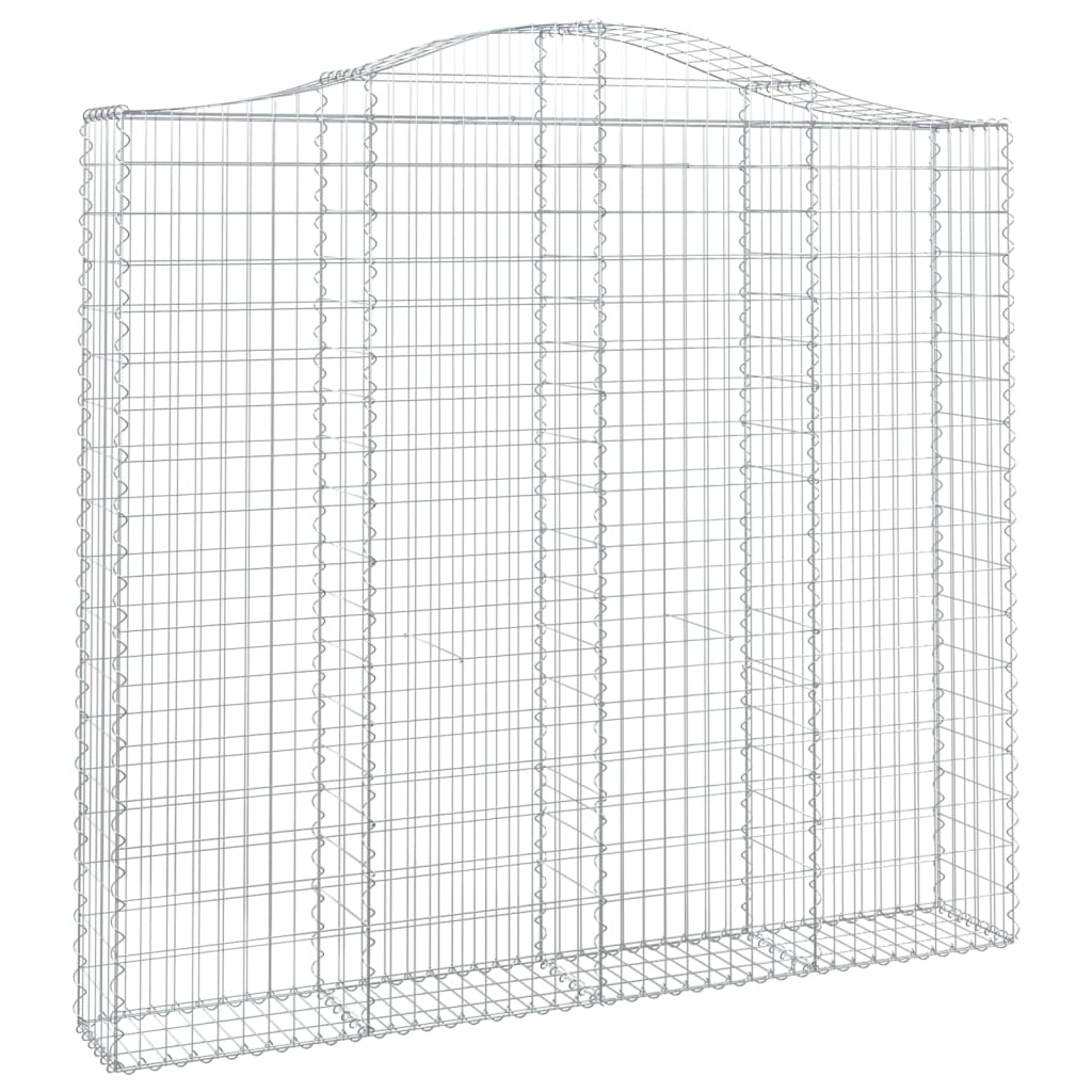 Išlenkti gabiono krepšiai, 15vnt., 200x30x180/200cm, geležis Išlenkti gabiono krepšiai, 15vnt., 200x30x180/200cm, geležis - Image 3