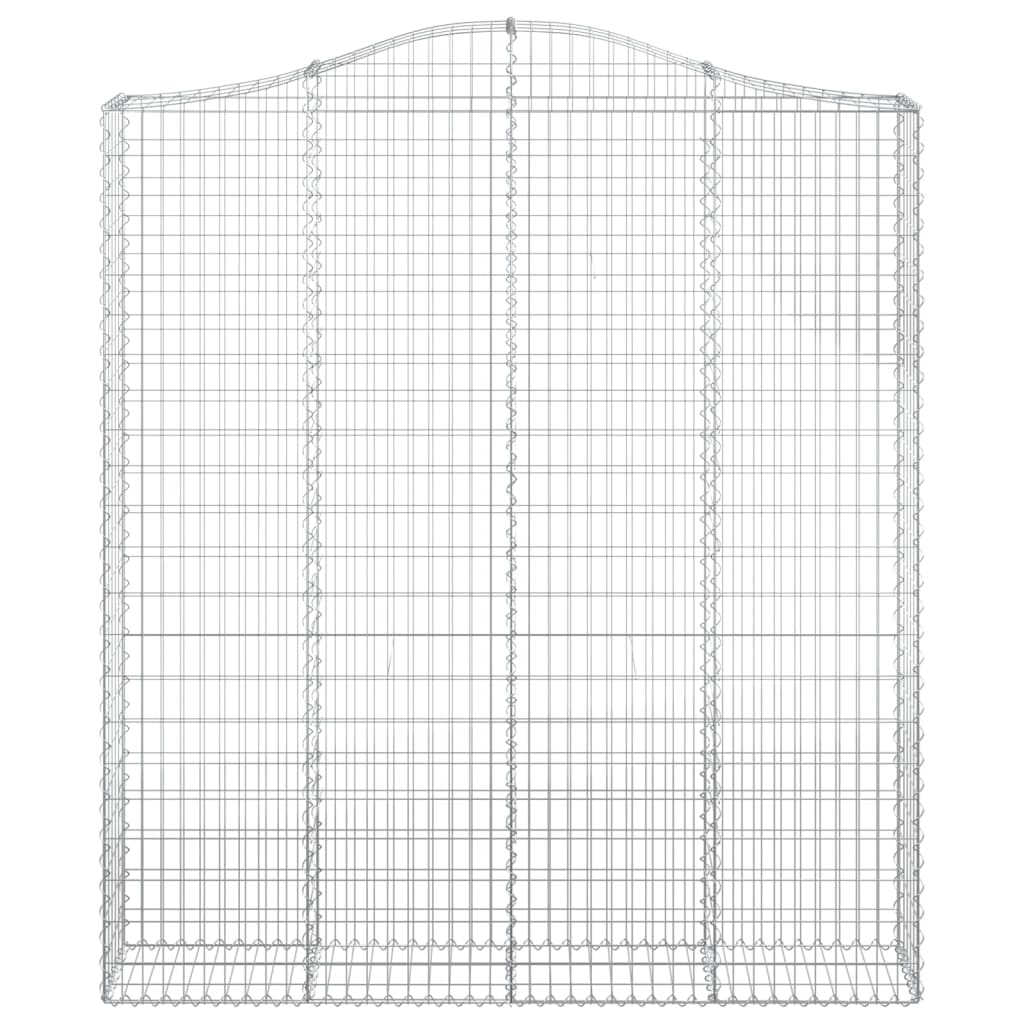 Išlenkti gabiono krepšiai, 12vnt., 200x30x220/240cm, geležis Išlenkti gabiono krepšiai, 12vnt., 200x30x220/240cm, geležis - Image 4