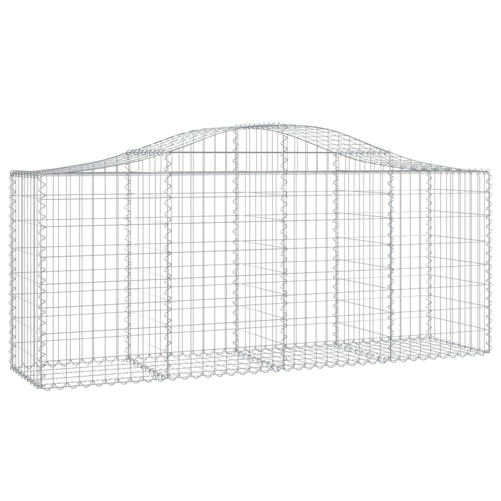 Išlenkti gabiono krepšiai, 8vnt., 200x50x80/100cm, geležis Išlenkti gabiono krepšiai, 8vnt., 200x50x80/100cm, geležis - Image 3