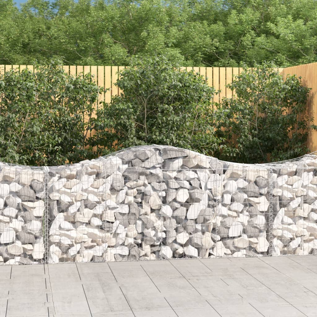 Išlenkti gabiono krepšiai, 30vnt., 200x50x80/100cm, geležis Išlenkti gabiono krepšiai, 30vnt., 200x50x80/100cm, geležis - Image 2