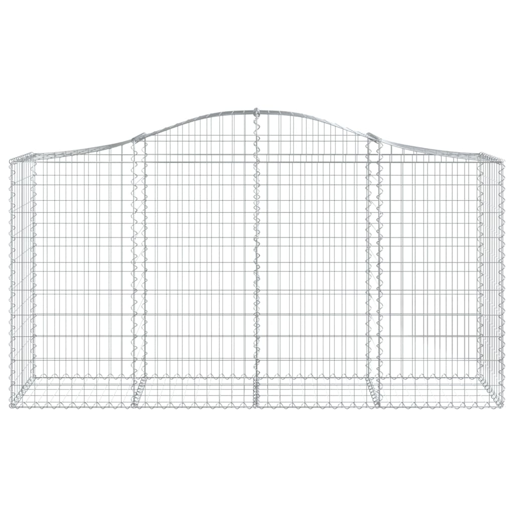 Išlenkti gabiono krepšiai, 5vnt., 200x50x100/120cm, geležis Išlenkti gabiono krepšiai, 5vnt., 200x50x100/120cm, geležis - Image 4