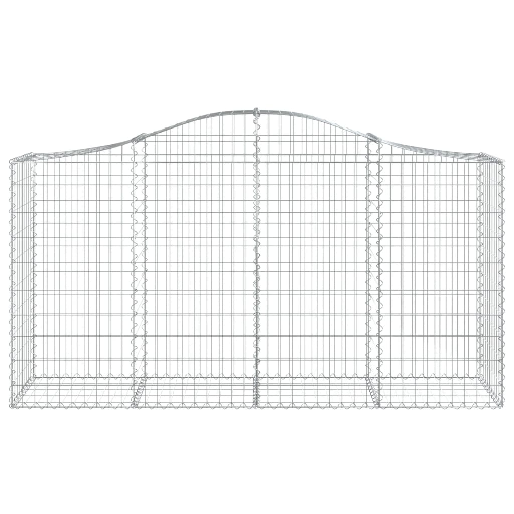 Išlenkti gabiono krepšiai, 6vnt., 200x50x100/120cm, geležis Išlenkti gabiono krepšiai, 6vnt., 200x50x100/120cm, geležis - Image 4