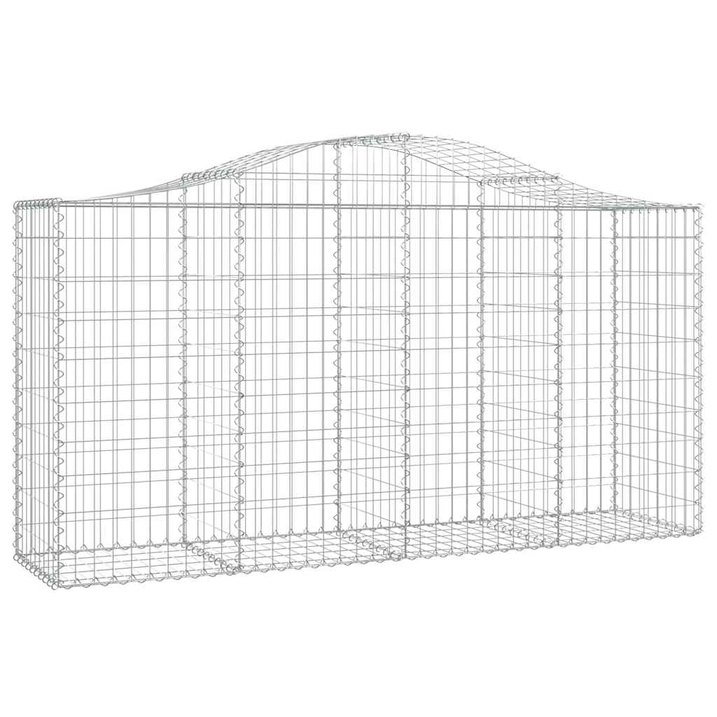 Išlenkti gabiono krepšiai, 8vnt., 200x50x100/120cm, geležis Išlenkti gabiono krepšiai, 8vnt., 200x50x100/120cm, geležis - Image 3