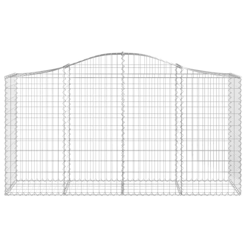 Išlenkti gabiono krepšiai, 8vnt., 200x50x100/120cm, geležis Išlenkti gabiono krepšiai, 8vnt., 200x50x100/120cm, geležis - Image 4