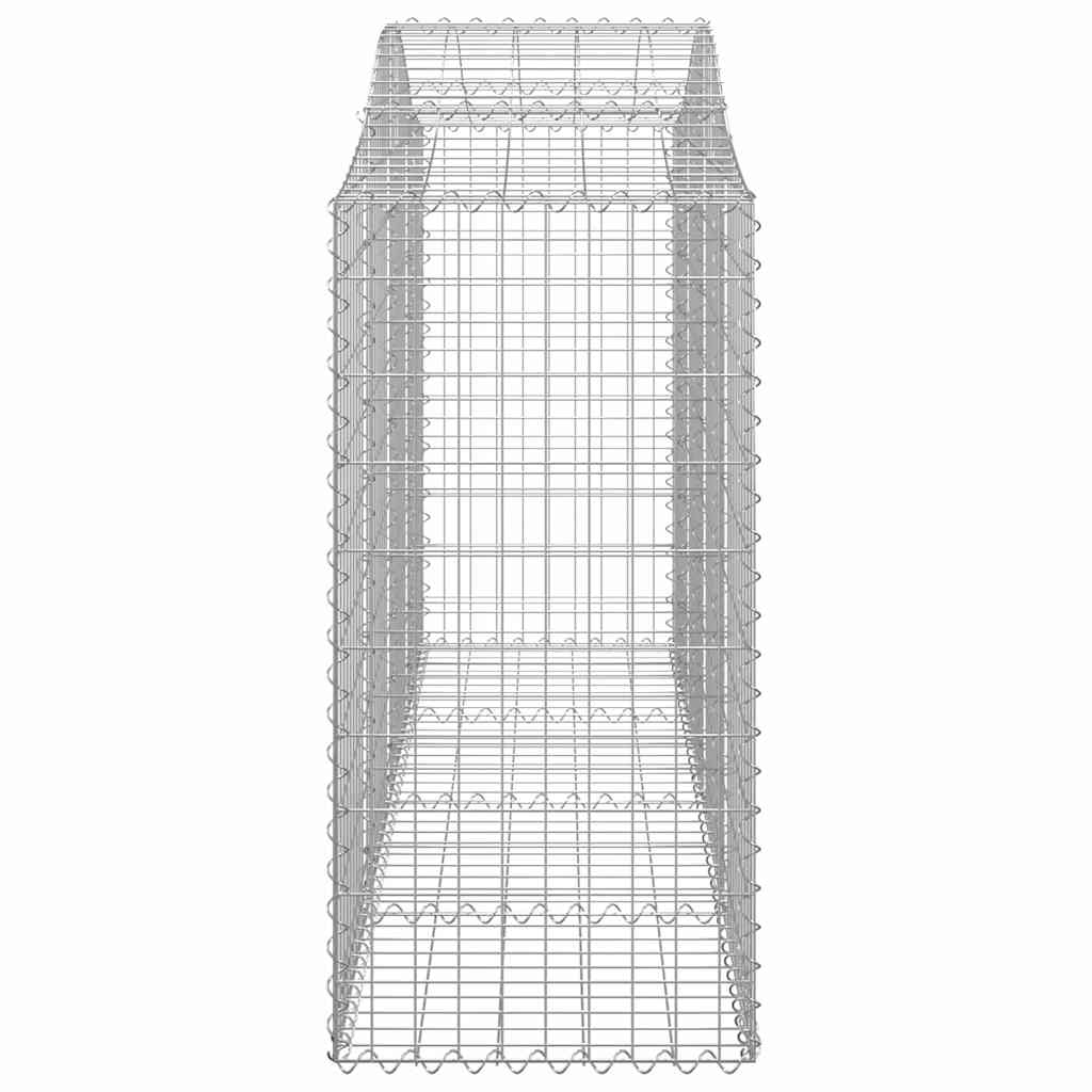 Išlenkti gabiono krepšiai, 8vnt., 200x50x100/120cm, geležis Išlenkti gabiono krepšiai, 8vnt., 200x50x100/120cm, geležis - Image 5