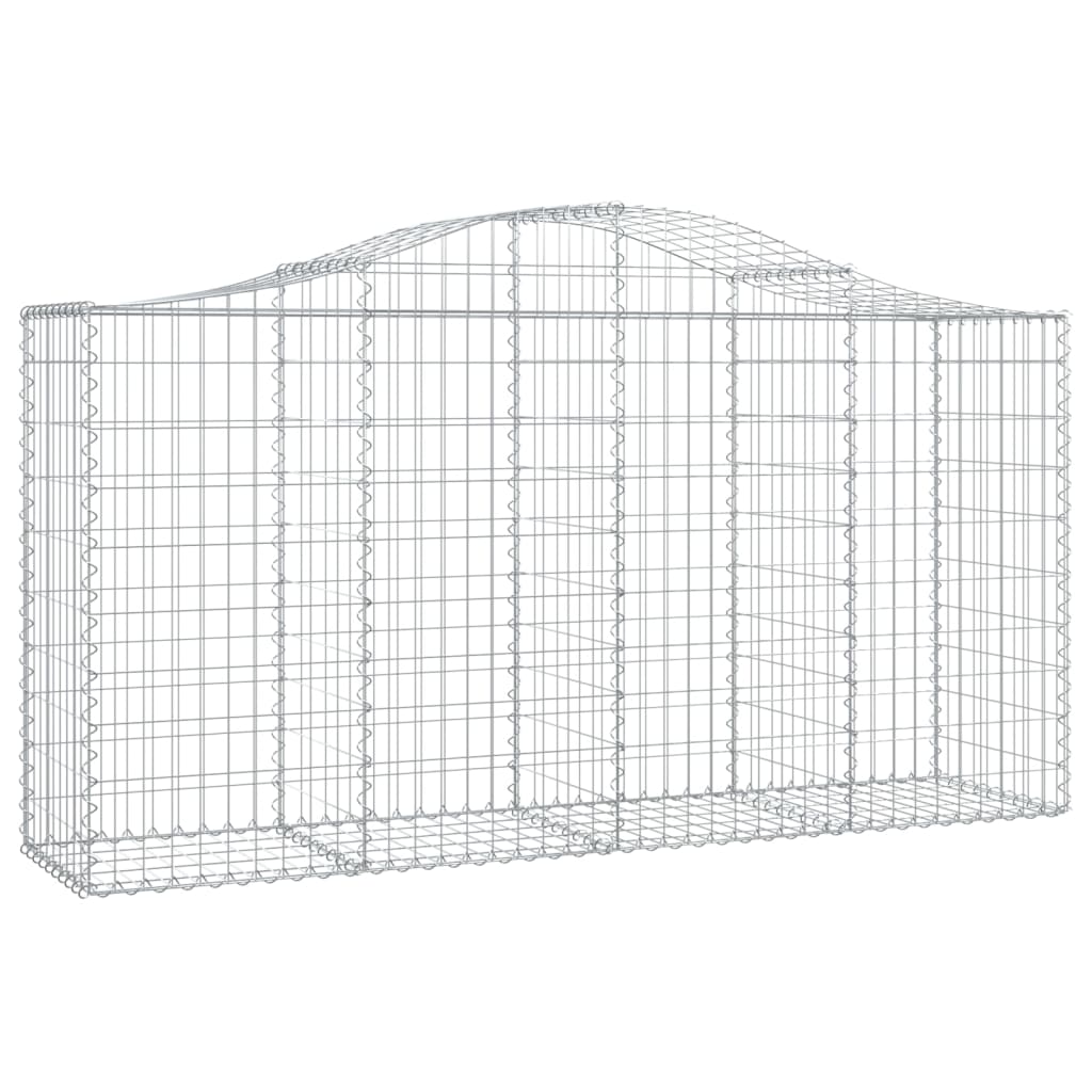 Išlenkti gabiono krepšiai, 14vnt., 200x50x100/120cm, geležis Išlenkti gabiono krepšiai, 14vnt., 200x50x100/120cm, geležis - Image 3