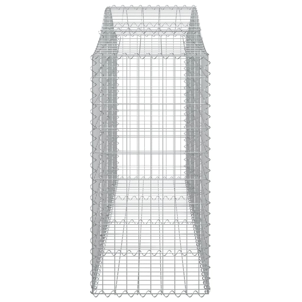Išlenkti gabiono krepšiai, 3vnt., 200x50x120/140cm, geležis Išlenkti gabiono krepšiai, 3vnt., 200x50x120/140cm, geležis - Image 5