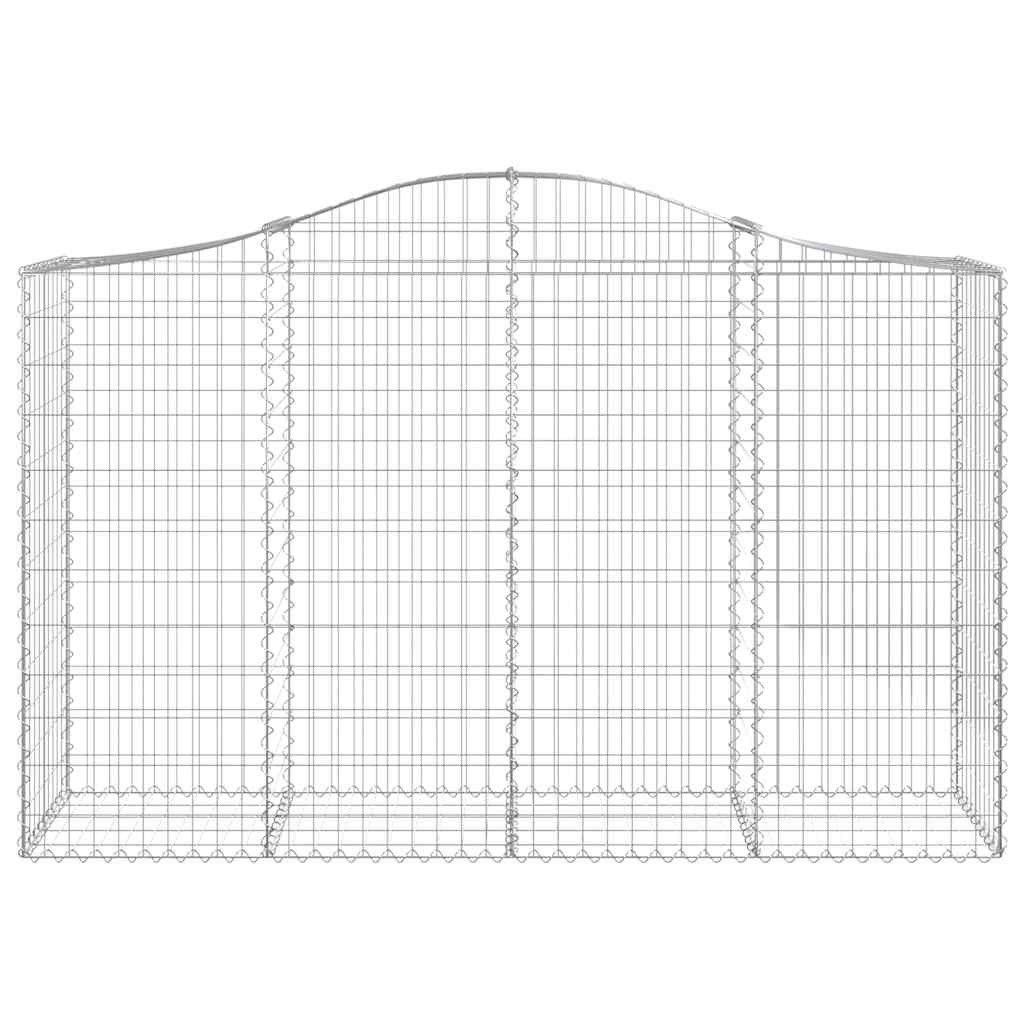 Išlenkti gabiono krepšiai, 8vnt., 200x50x120/140cm, geležis Išlenkti gabiono krepšiai, 8vnt., 200x50x120/140cm, geležis - Image 4