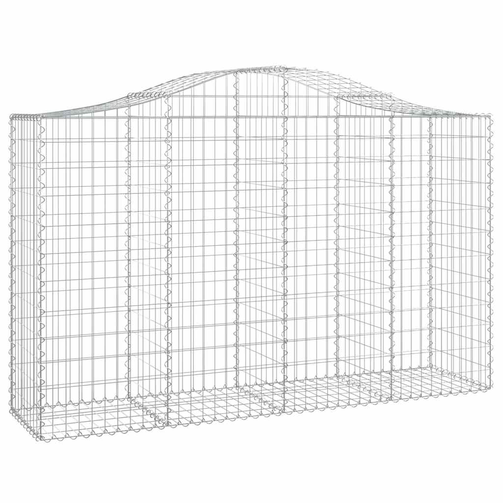 Išlenkti gabiono krepšiai, 10vnt., 200x50x120/140cm, geležis Išlenkti gabiono krepšiai, 10vnt., 200x50x120/140cm, geležis - Image 3