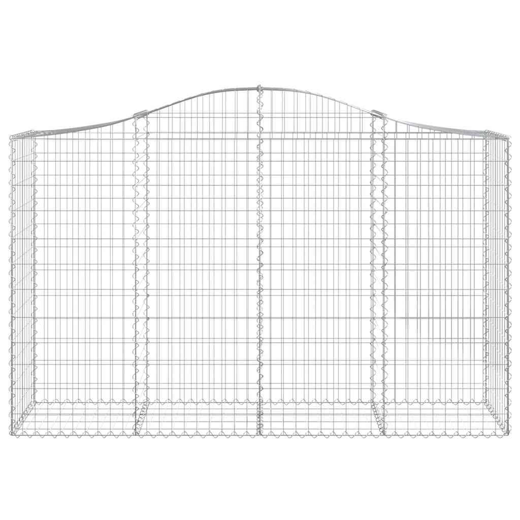 Išlenkti gabiono krepšiai, 10vnt., 200x50x120/140cm, geležis Išlenkti gabiono krepšiai, 10vnt., 200x50x120/140cm, geležis - Image 4