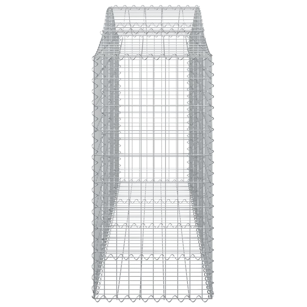 Išlenkti gabiono krepšiai, 12vnt., 200x50x120/140cm, geležis Išlenkti gabiono krepšiai, 12vnt., 200x50x120/140cm, geležis - Image 5