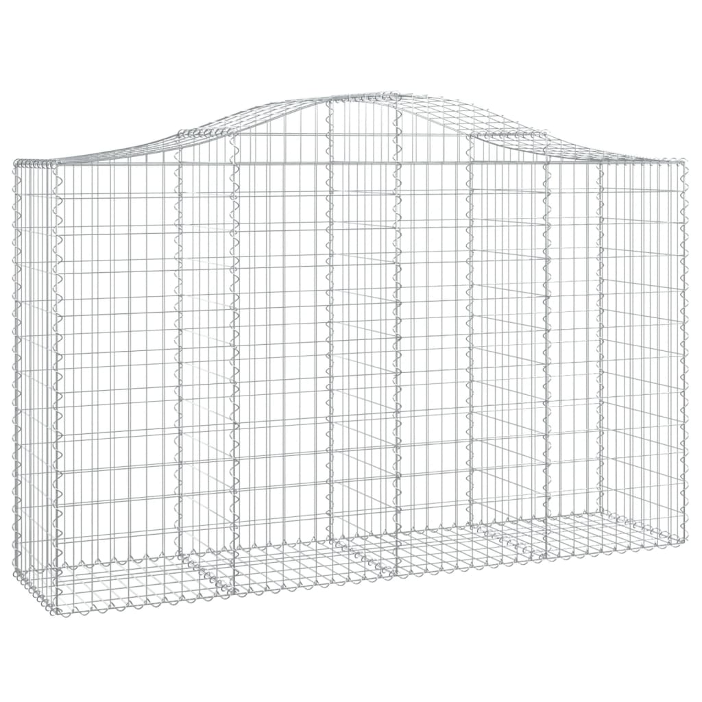 Išlenkti gabiono krepšiai, 25vnt., 200x50x120/140cm, geležis Išlenkti gabiono krepšiai, 25vnt., 200x50x120/140cm, geležis - Image 3