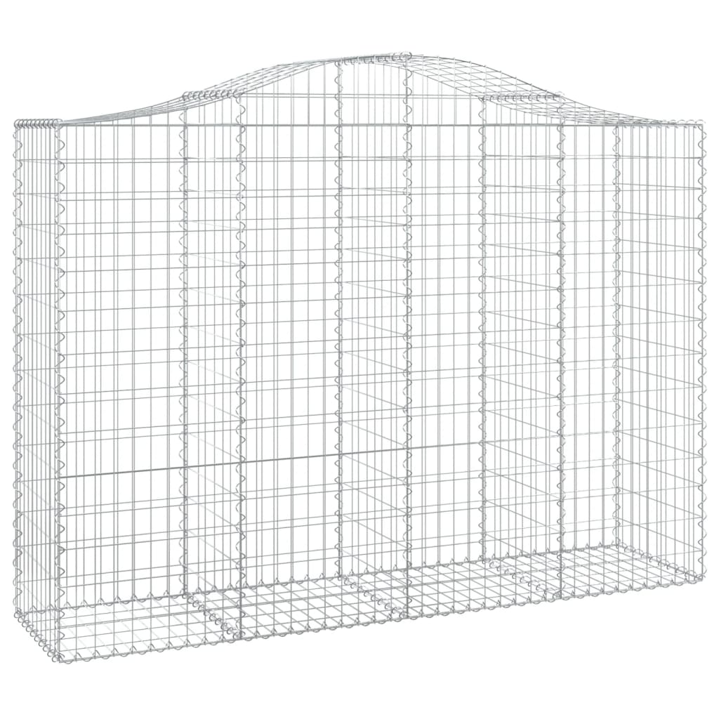 Išlenkti gabiono krepšiai, 6vnt., 200x50x140/160cm, geležis Išlenkti gabiono krepšiai, 6vnt., 200x50x140/160cm, geležis - Image 3