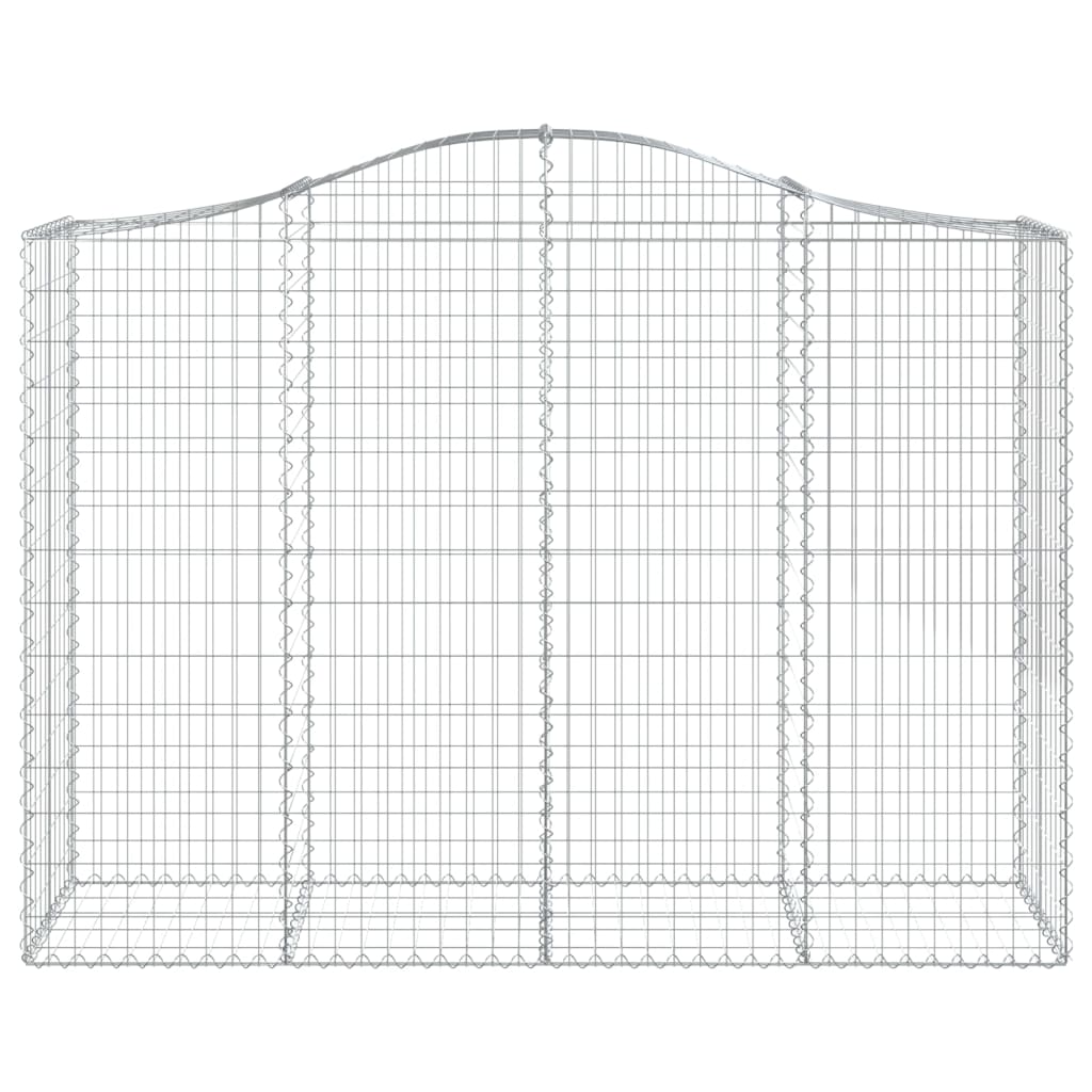 Išlenkti gabiono krepšiai, 7vnt., 200x50x140/160cm, geležis Išlenkti gabiono krepšiai, 7vnt., 200x50x140/160cm, geležis - Image 4