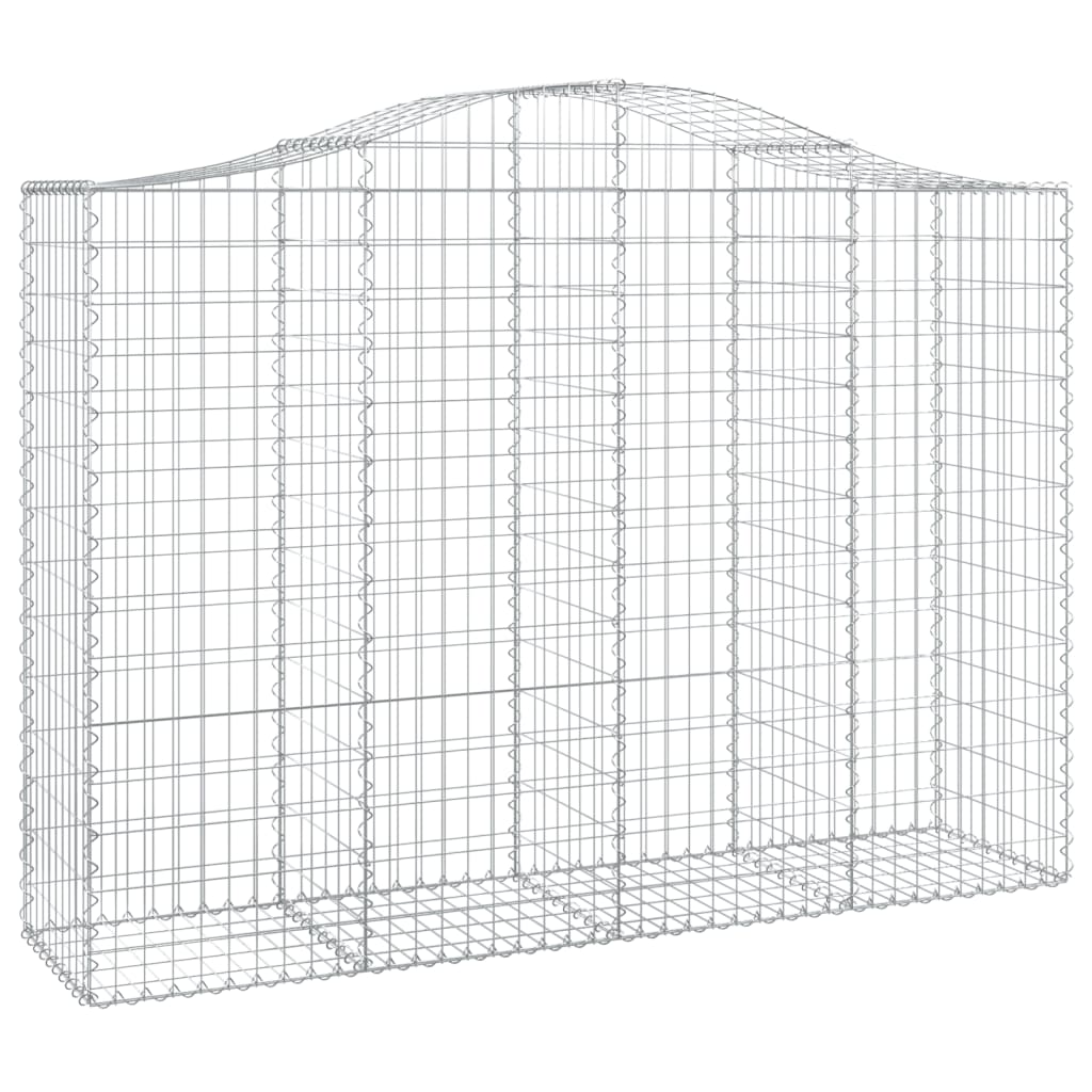 Išlenkti gabiono krepšiai, 10vnt., 200x50x140/160cm, geležis Išlenkti gabiono krepšiai, 10vnt., 200x50x140/160cm, geležis - Image 3