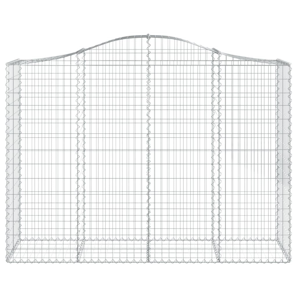 Išlenkti gabiono krepšiai, 10vnt., 200x50x140/160cm, geležis Išlenkti gabiono krepšiai, 10vnt., 200x50x140/160cm, geležis - Image 4