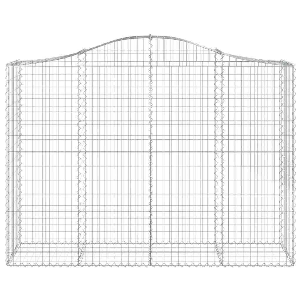 Išlenkti gabiono krepšiai, 12vnt., 200x50x140/160cm, geležis Išlenkti gabiono krepšiai, 12vnt., 200x50x140/160cm, geležis - Image 4