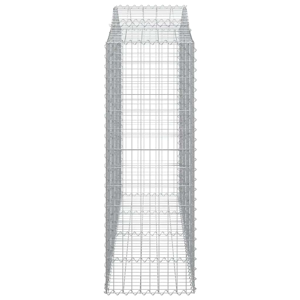 Išlenkti gabiono krepšiai, 12vnt., 200x50x140/160cm, geležis Išlenkti gabiono krepšiai, 12vnt., 200x50x140/160cm, geležis - Image 5