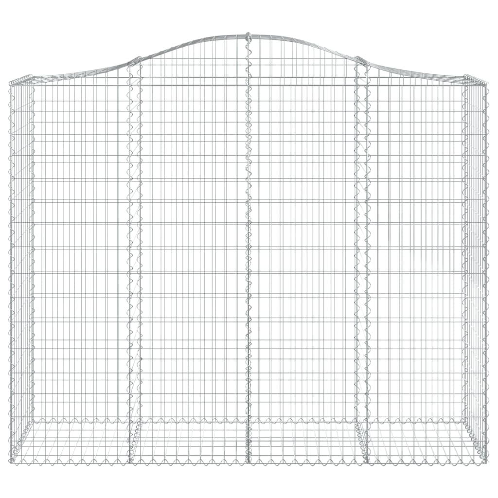 Išlenkti gabiono krepšiai, 2vnt., 200x50x160/180cm, geležis Išlenkti gabiono krepšiai, 2vnt., 200x50x160/180cm, geležis - Image 4