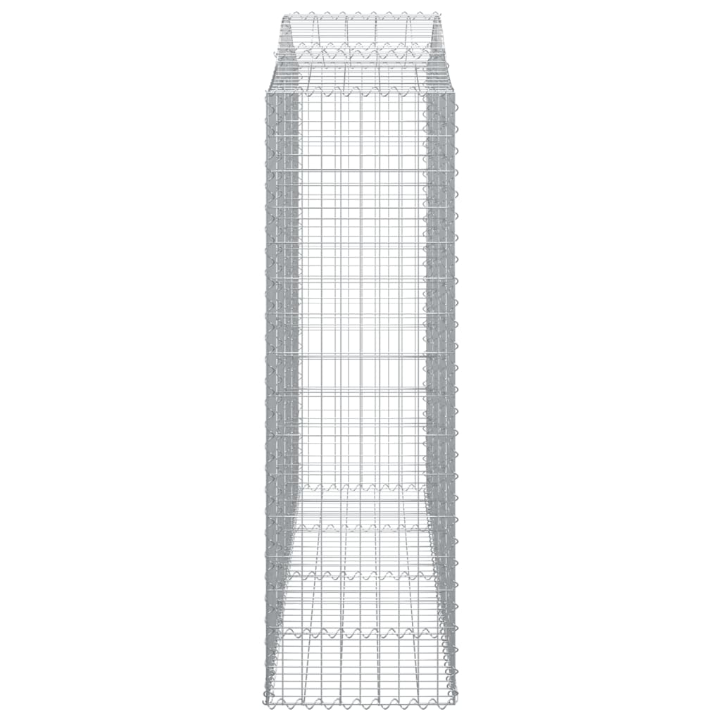 Išlenkti gabiono krepšiai, 2vnt., 200x50x160/180cm, geležis Išlenkti gabiono krepšiai, 2vnt., 200x50x160/180cm, geležis - Image 5