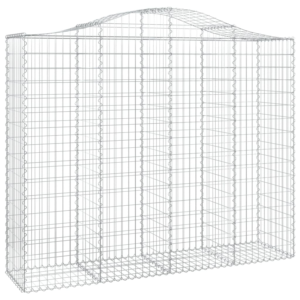 Išlenkti gabiono krepšiai, 3vnt., 200x50x160/180cm, geležis Išlenkti gabiono krepšiai, 3vnt., 200x50x160/180cm, geležis - Image 3